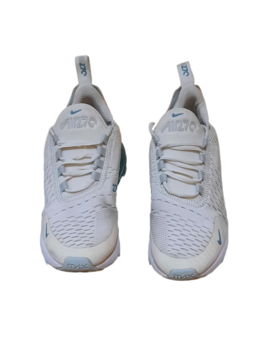 Nike Air Max 270 (GS) Shoes
Denim Turquoise 943345-420
Youth sz 4.5 Women's sz 6 - Picture 4 of 5